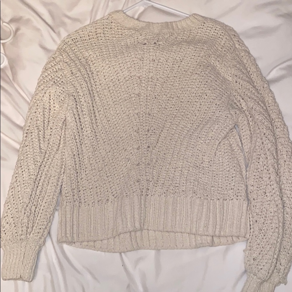 Cream sweater